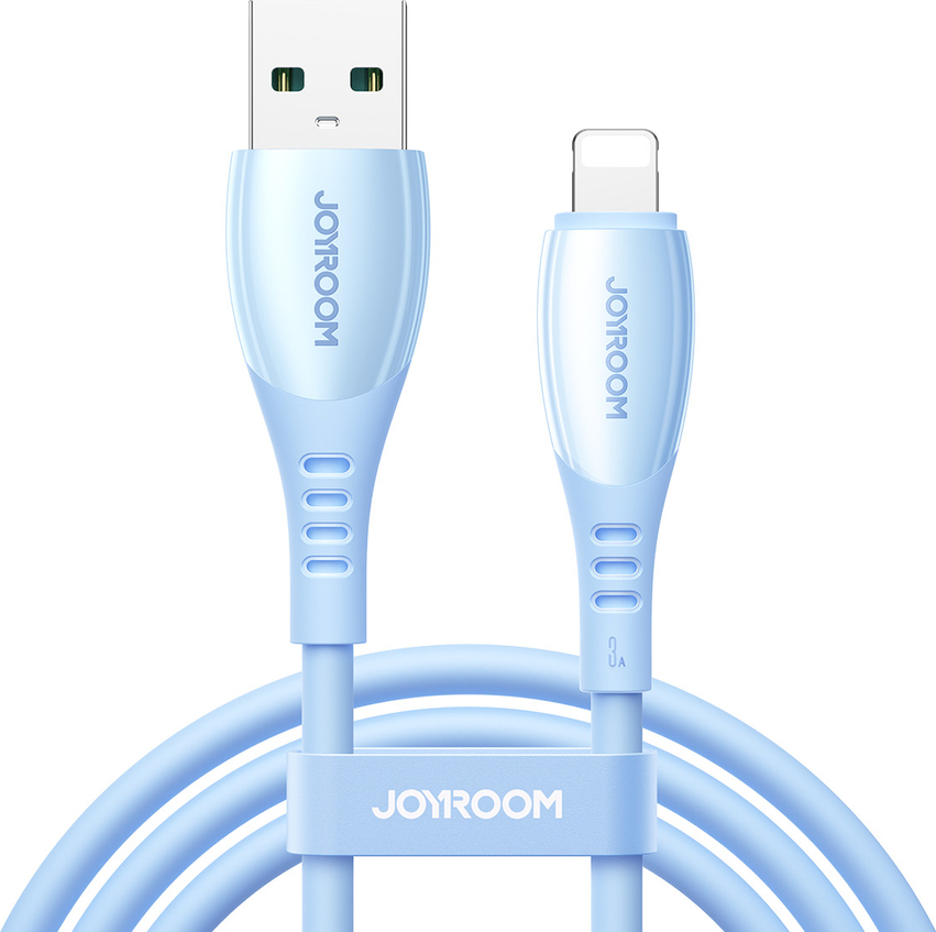 Levně Kabel Joyroom S-A59 Vibrant Series 3A USB-A - Lightning 1,2 m - modrý