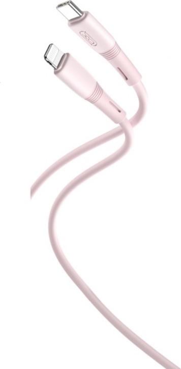 Levně Kabel XO NB-Q226A USB-C - Lightning 1m 27W růžový