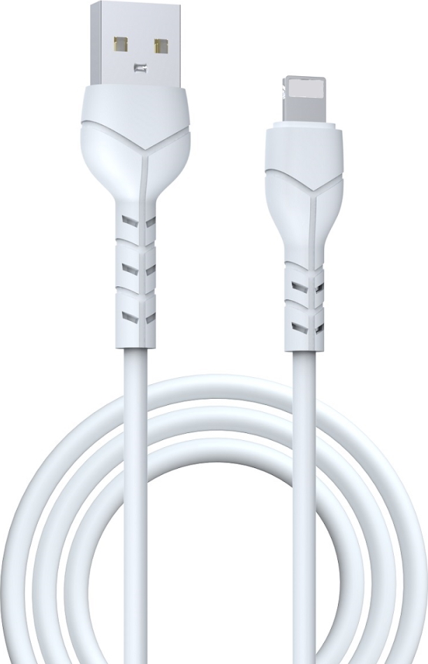Levně Kabel Devia Kintone EC143 USB - Lightning 1,0 m 2,1A bílý