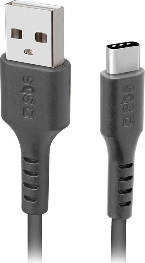 Levně Kabel SBS TECABLETC220K USB-A - USB-C 2 m - černý