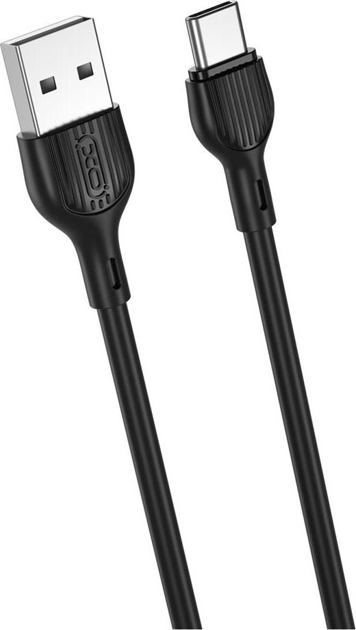 Levně Kabel XO NB200 USB - USB-C 1,0 m 2,1 A černý
