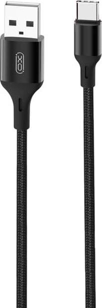Levně Kabel XO NB143 USB - USB-C 2,0 m 2,4A černý