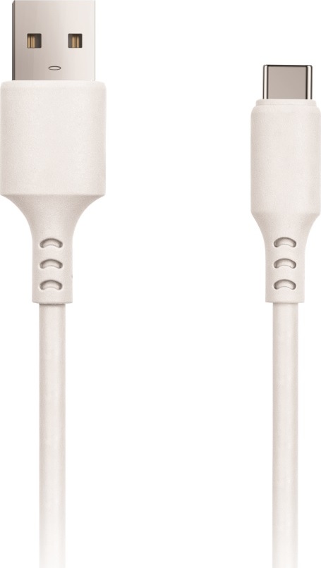 Levně Kabel Setty USB - USB-C 3,0 m 2A bílý