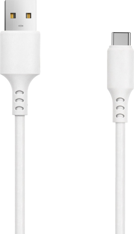 Levně Kabel Setty USB - USB-C 1,0 m 3A bílý