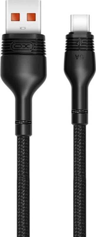 Levně Kabel XO NB55 USB - USB-C 1,0 m 5A černý