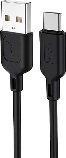 Levně KABEL T-PHOX FAST TYPE-C 2,4A 1,2M ČERNÝ