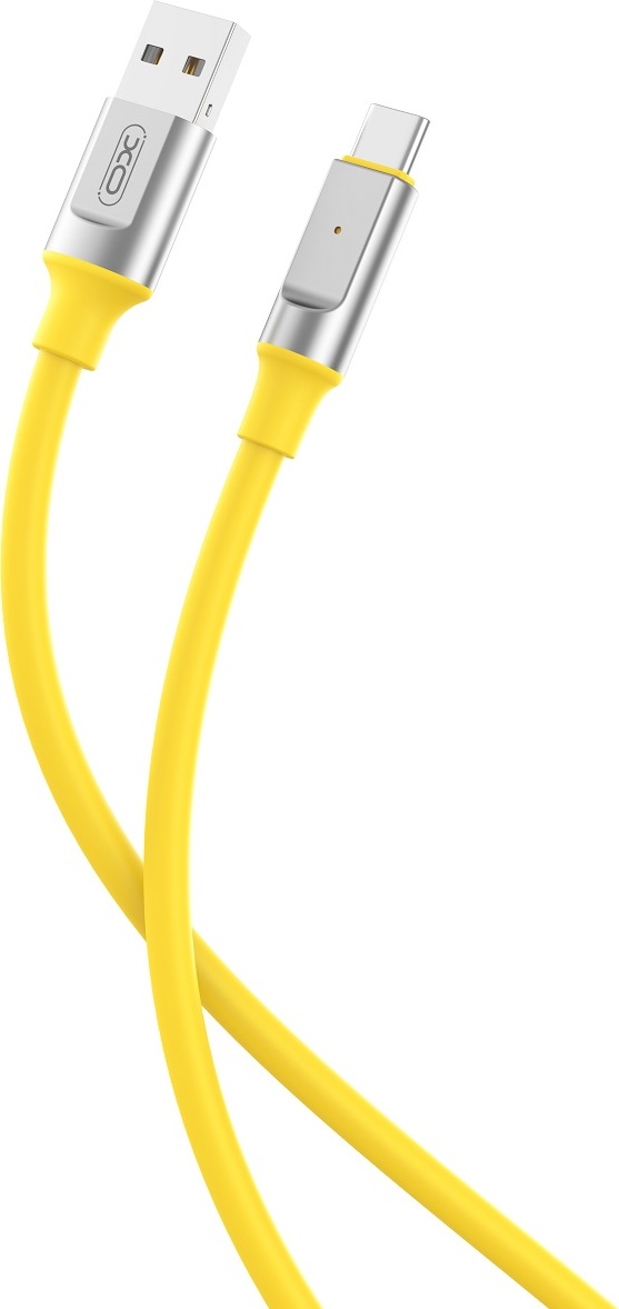 Levně Kabel XO NB251 USB - USB-C 1,0 m 6A žlutý
