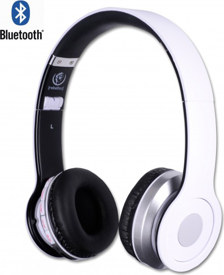 Levně Bluetooth sluchátka Rebeltec křišťálově bílá