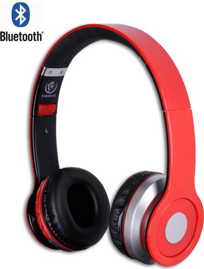Levně Bluetooth sluchátka Rebeltec Crystal Red