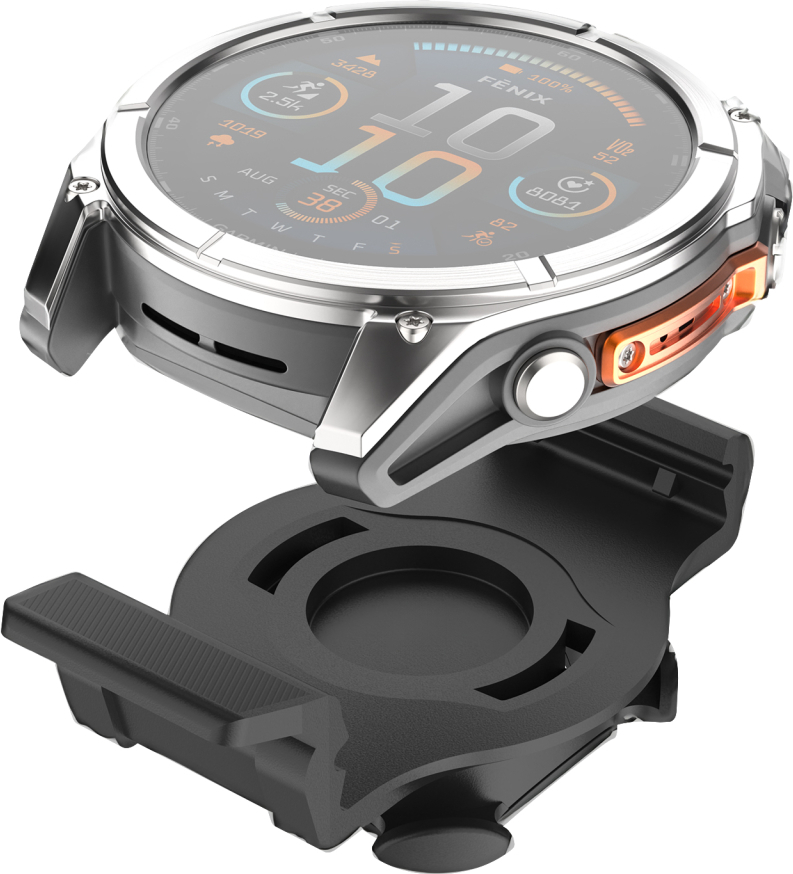 Držák chytrých hodinek na kolo FIXED Dock for Garmin 26mm, černý