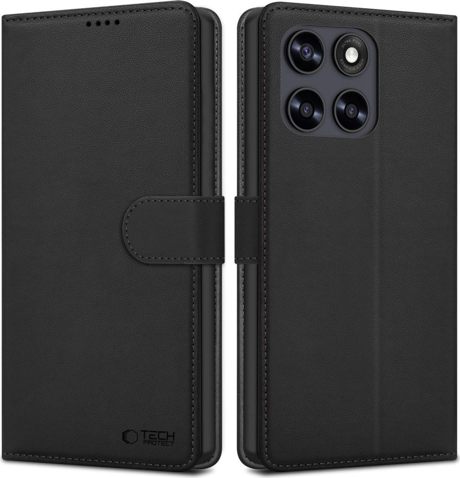 Levně TECH-PROTECT WALLET MOTOROLA MOTO G67 / G77 BLACK