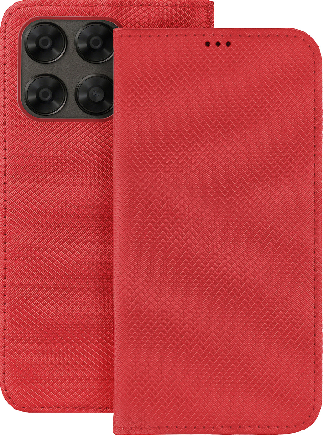 Levně TFO Smart Magnet kryt pro Motorola Moto G67 5G / G77 5G červený