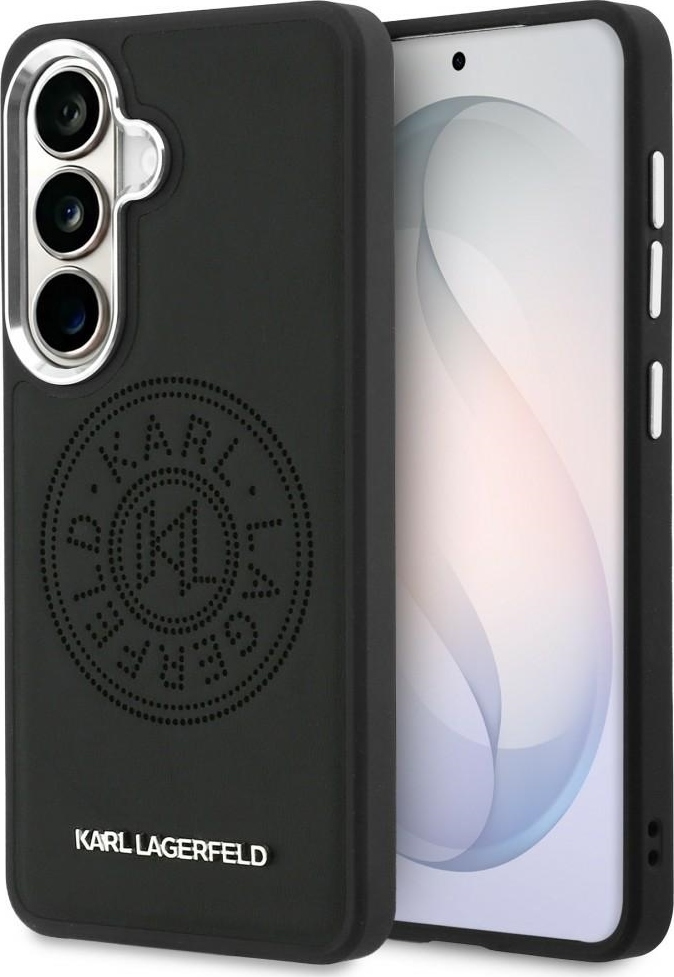 Levně Pouzdro Karl Lagerfeld Perforated KL MagSafe pro Samsung Galaxy S26 Plus černé