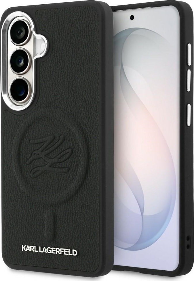 Levně Pouzdro Karl Lagerfeld Embossed Ring Initials MagSafe pro Samsung Galaxy S26 Plus černé
