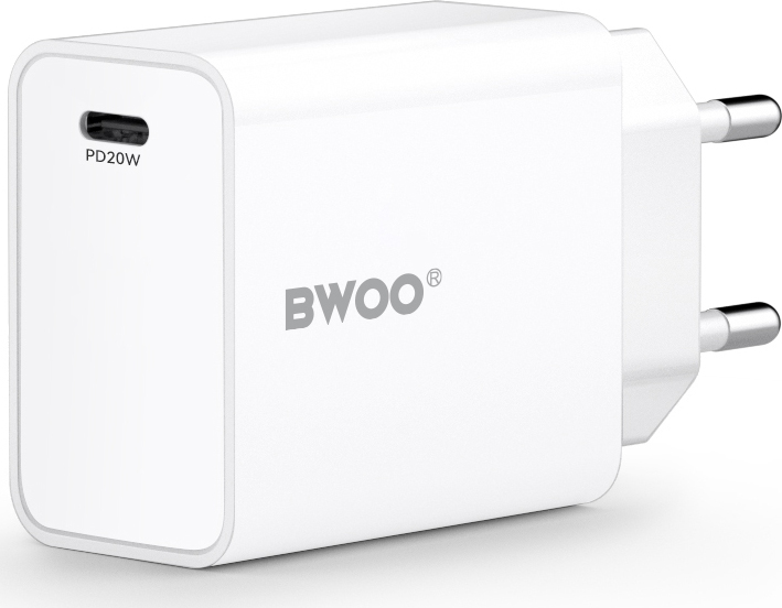 Levně Nabíječka do zásuvky BWOO 20W CDA226 QC 1x USB-C černá