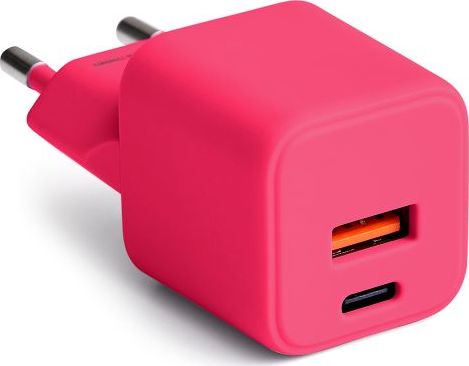 Levně Nabíječka COLORUM do zásuvky USB-A + USB-C PD 30W CLS30-AC-02 x Magenta