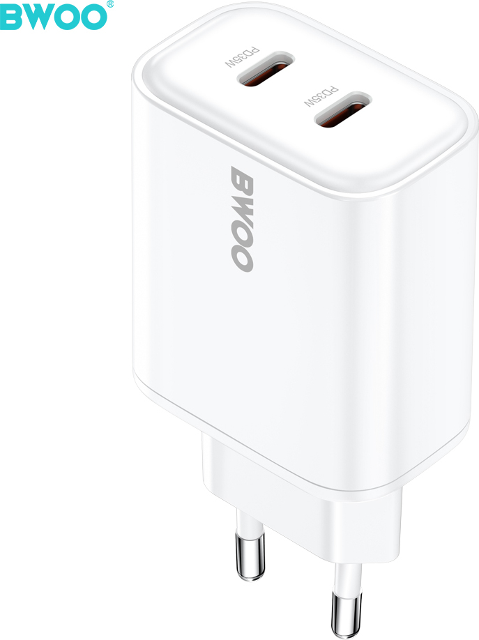 Levně BWOO CDA206 PD 35W nabíječka do zásuvky 1x USB-C port bílá