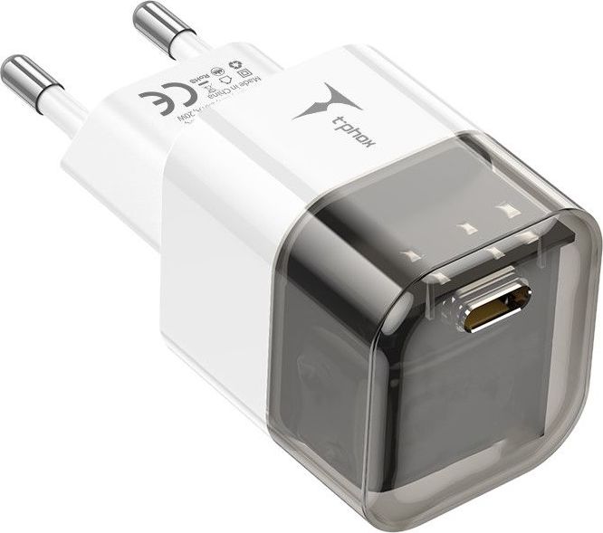 Levně T-PHOX WALL CHARGER T-PP10 20W USB-C BLACK