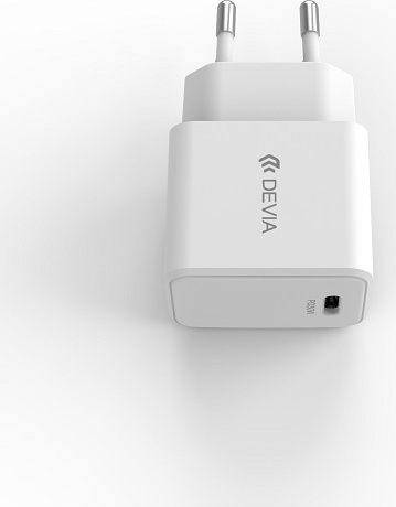 Levně Nabíječka Devia GRS EA457 GaN PD 30W 1x USB-C bílá