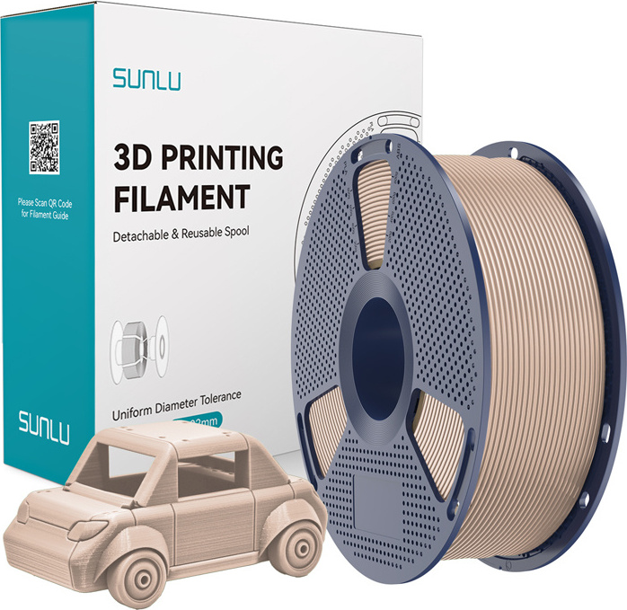 Levně Filament Sunlu PETG (béžová)