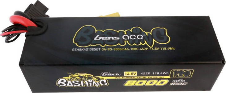 Levně Akumulátor Gens ace 8000mAh 14,8V 100C 4S2P Lipo Battery Pack