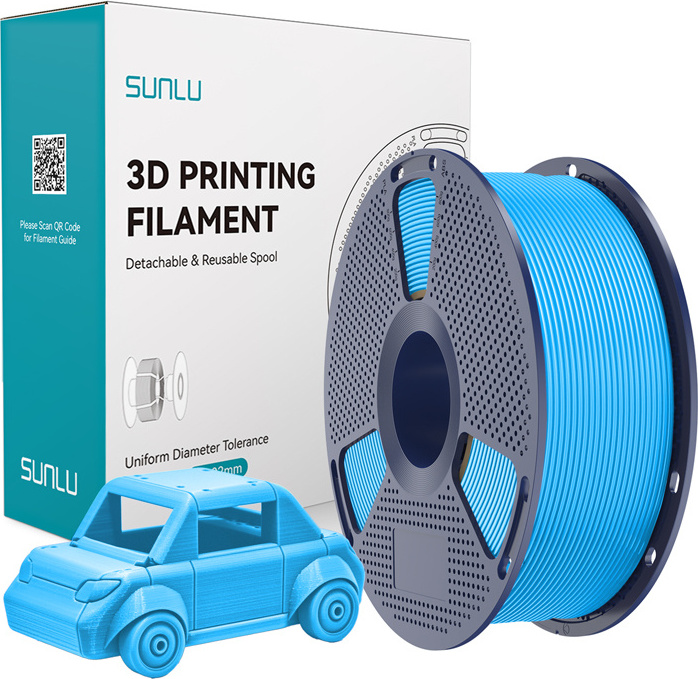 Levně Filament Sunlu PETG (azurová)