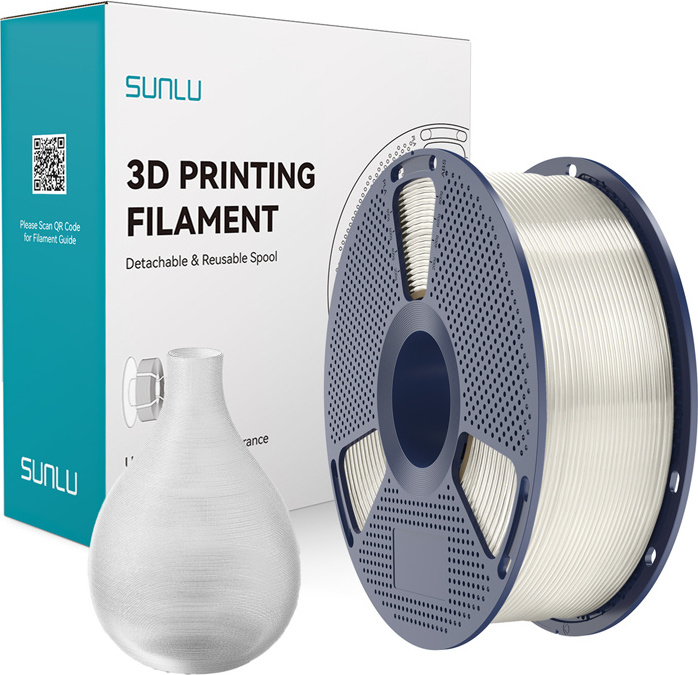 Levně Filament Sunlu PETG (průhledný)