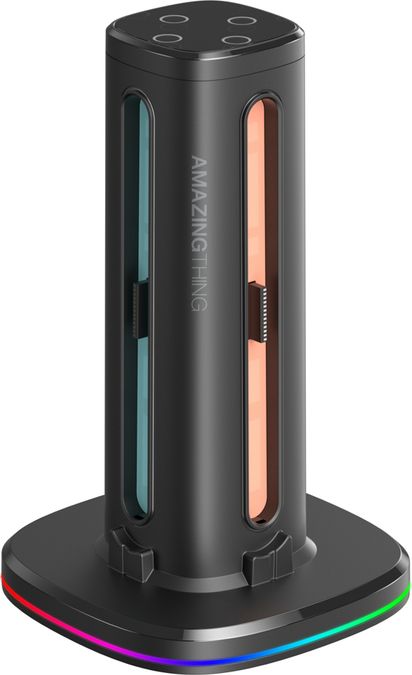 Levně Nabíječka AmazingThing Thunder Pro PlayDock pro ovladače Nintendo Switch 2 - černá