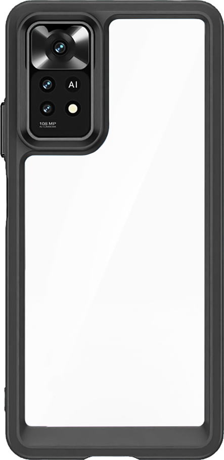 Levně Hurtel Silikonový kryt Outer Space Case pro Xiaomi Poco M4 Pro 5G - černý