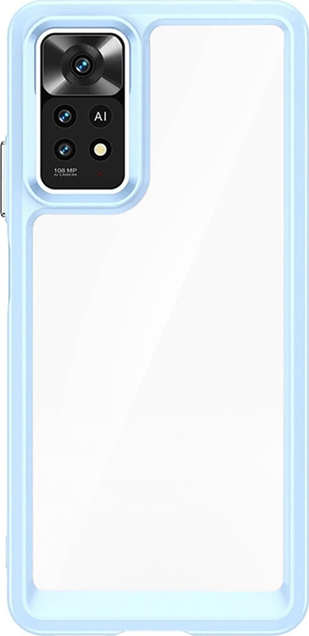 Levně Hurtel Silikonový kryt Outer Space Case pro Xiaomi Poco M4 Pro 5G - modrý