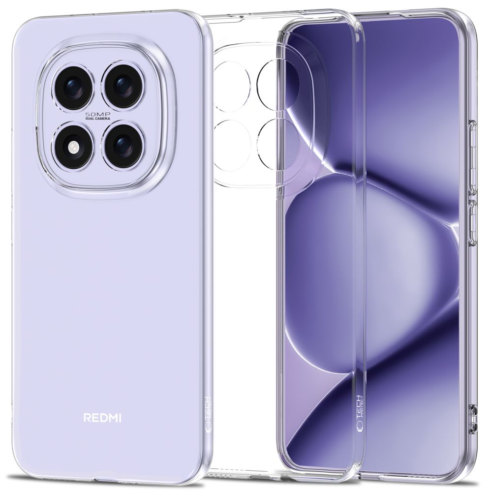 Levně TECH-PROTECT FLEXAIR XIAOMI POCO M8 PRO / REDMI NOTE 15 PRO+ PLUS 5G CLEAR