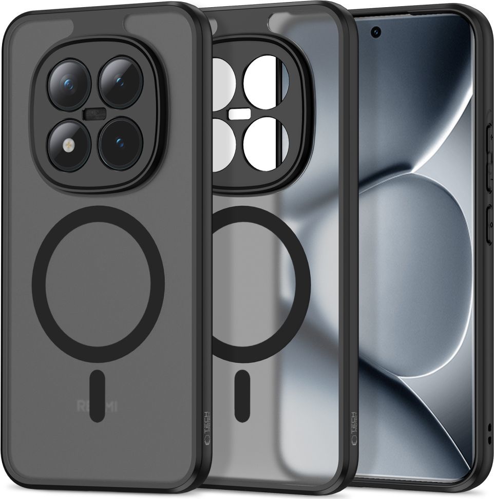 Levně TECH-PROTECT MAGMAT MAGSAFE XIAOMI POCO M8 PRO / REDMI NOTE 15 PRO+ PLUS 5G MATTE BLACK
