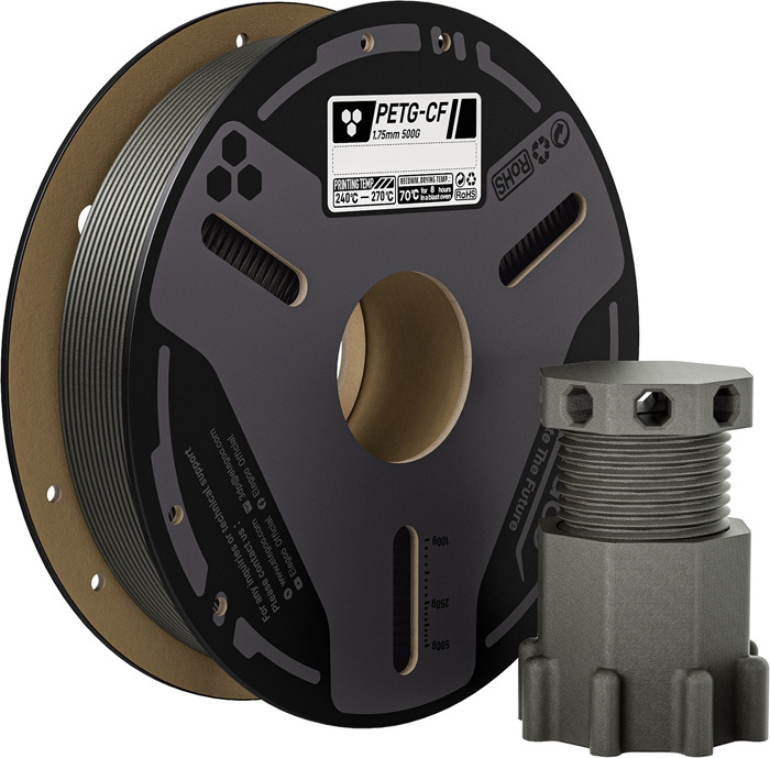 Levně Filament ELEGOO PETG-CF (šedý)