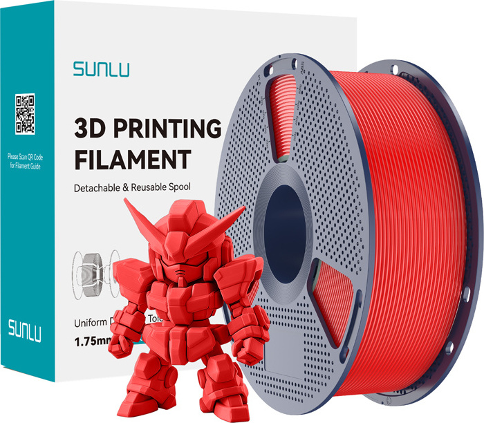 Levně Filament Sunlu PLA+ 2.0 (červený)