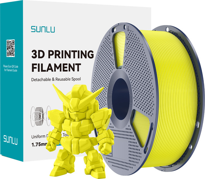 Levně Filament Sunlu PLA+ 2.0 (žlutý)