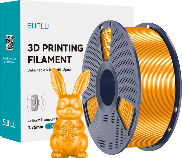Levně Filament Sunlu PLA+ Silk (mosaz)