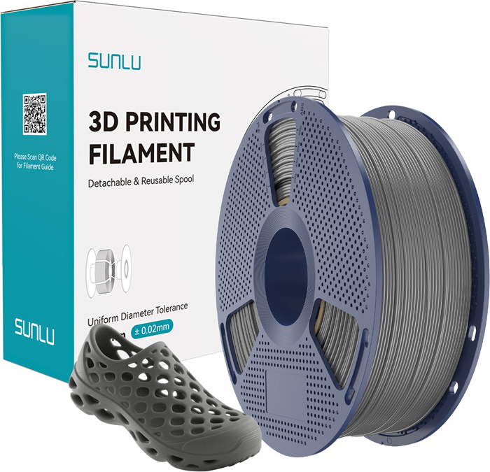 Levně Filament Sunlu TPU 95A (šedý)