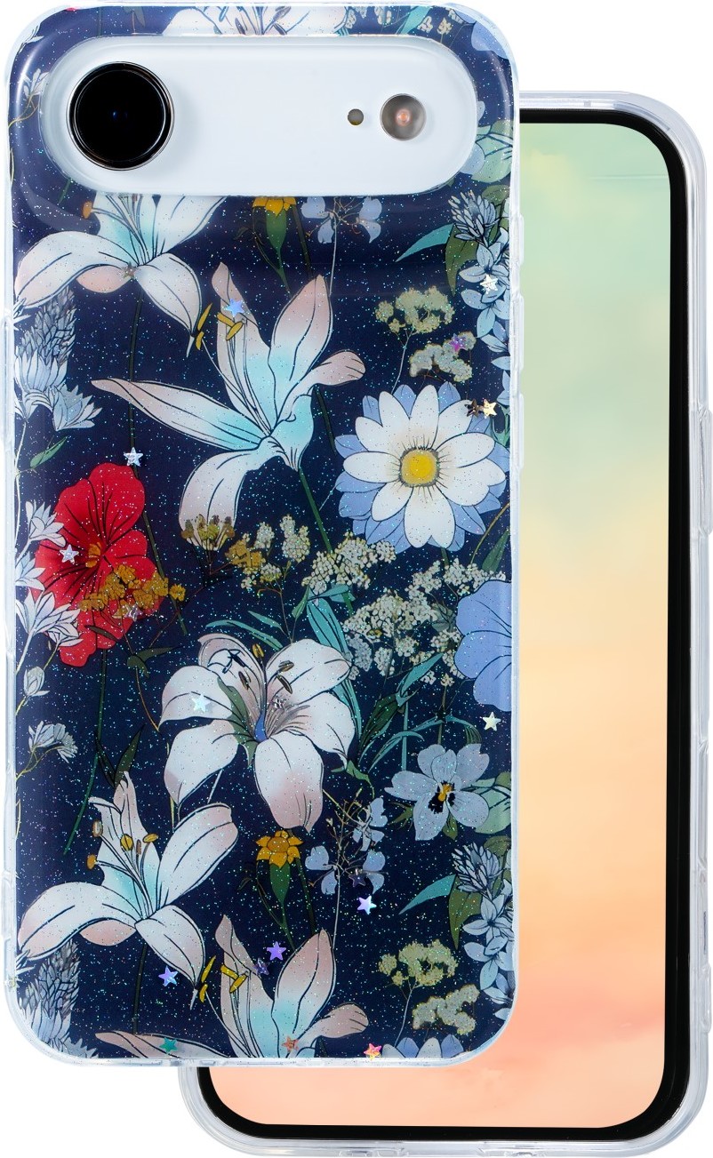 Levně TFO Glow Glam kryt pro iPhone 17 Air 6,6" modrý