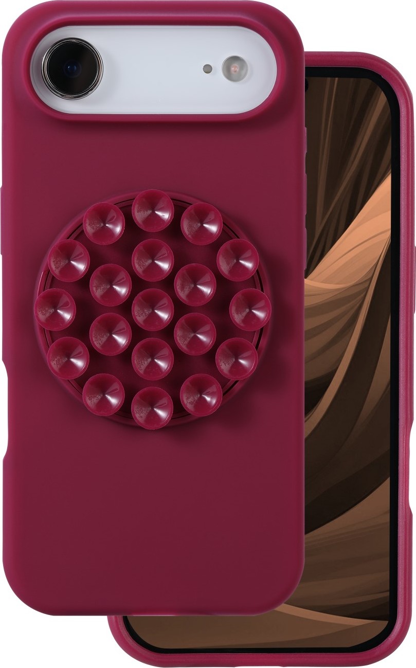 Levně TFO Silikonový kryt Stick pro iPhone 17 Air 6,6" vínový