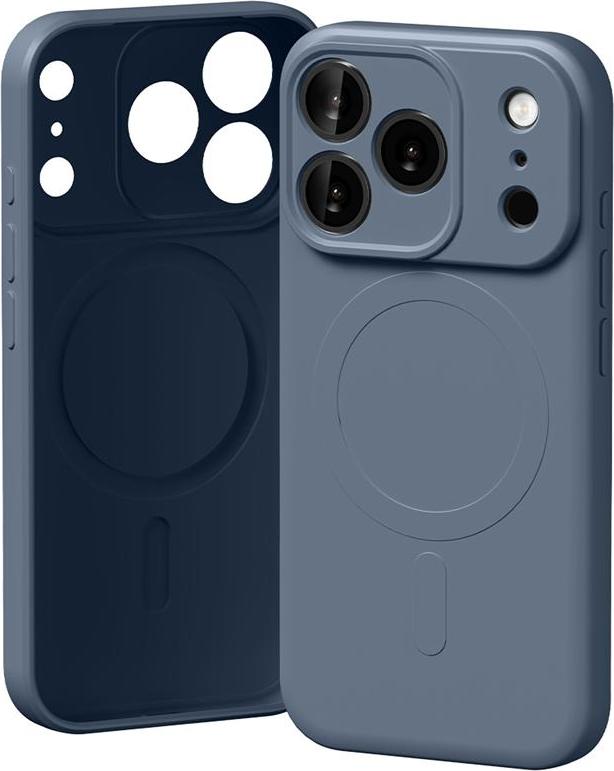 Levně Mercury Semi-Silicone MagSafe kryt pro iPhone 17 Pro, Sierra Blue