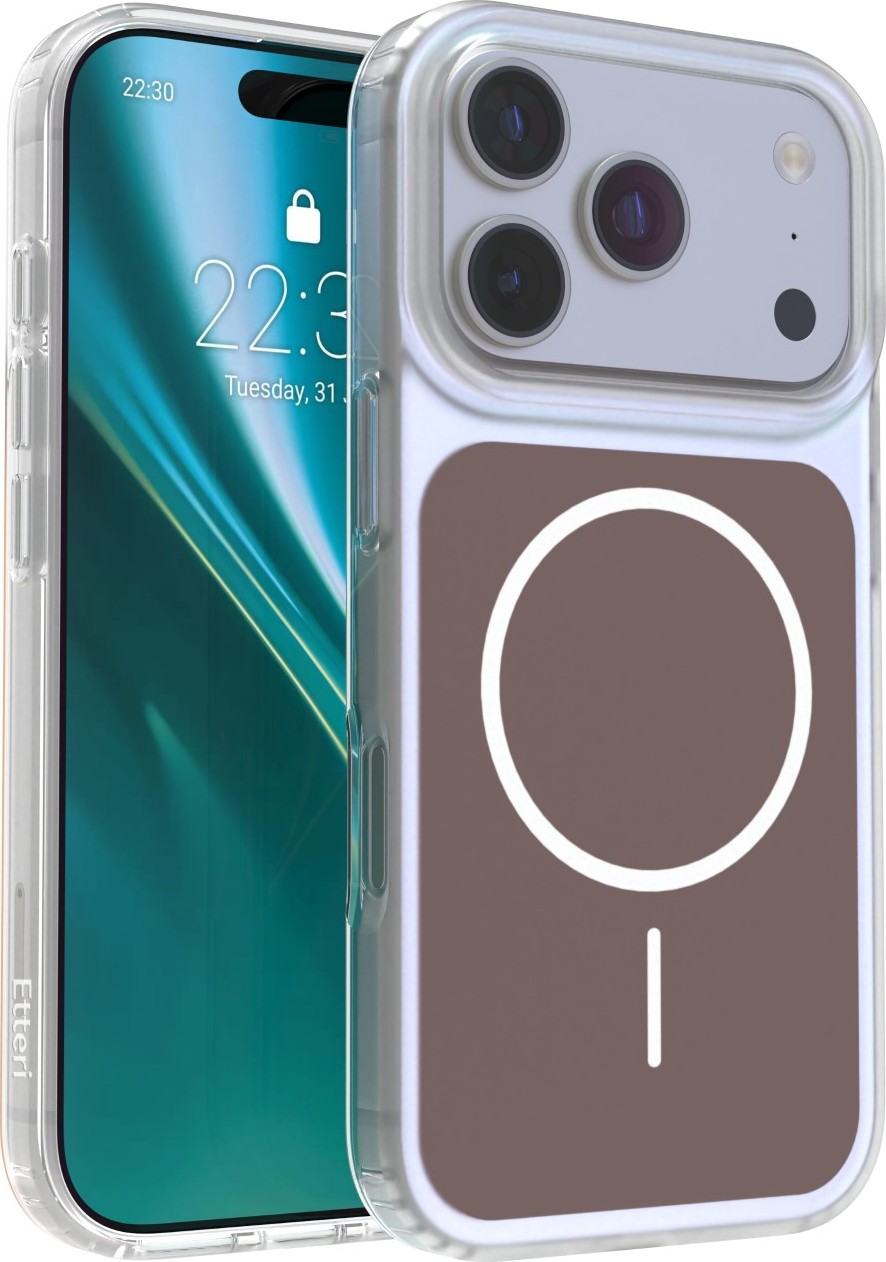 Levně Kryt Etteri Hidden Pearl pro iPhone 17 Pro 6,3" hnědý