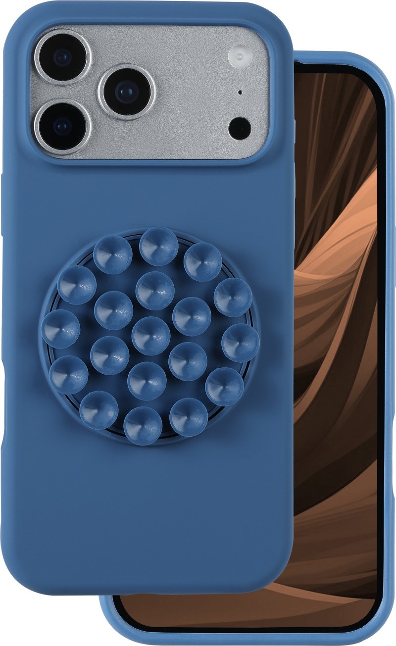 Levně TFO Silikonový kryt Silicone Stick pro iPhone 17 Pro 6,3" modrý