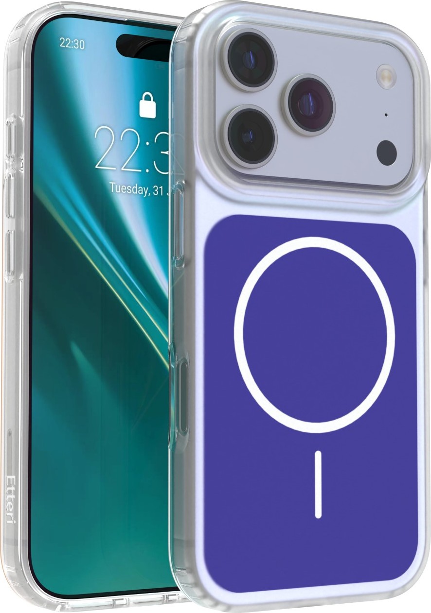 Levně Etteri Hidden Pearl kryt pro iPhone 17 Pro 6,3" tmavě modrý