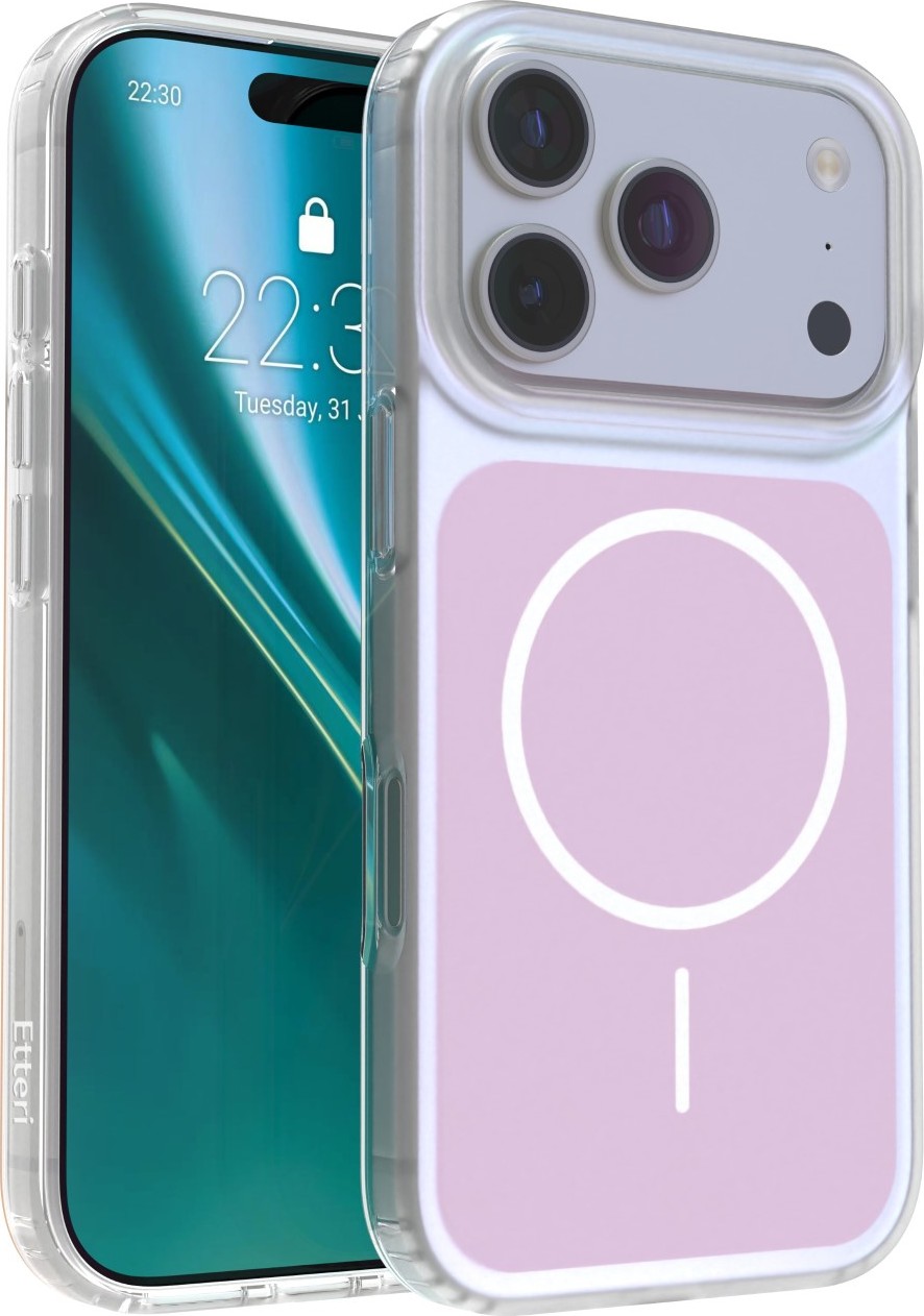 Levně Etteri Hidden Pearl kryt pro iPhone 17 Pro 6,3" růžový