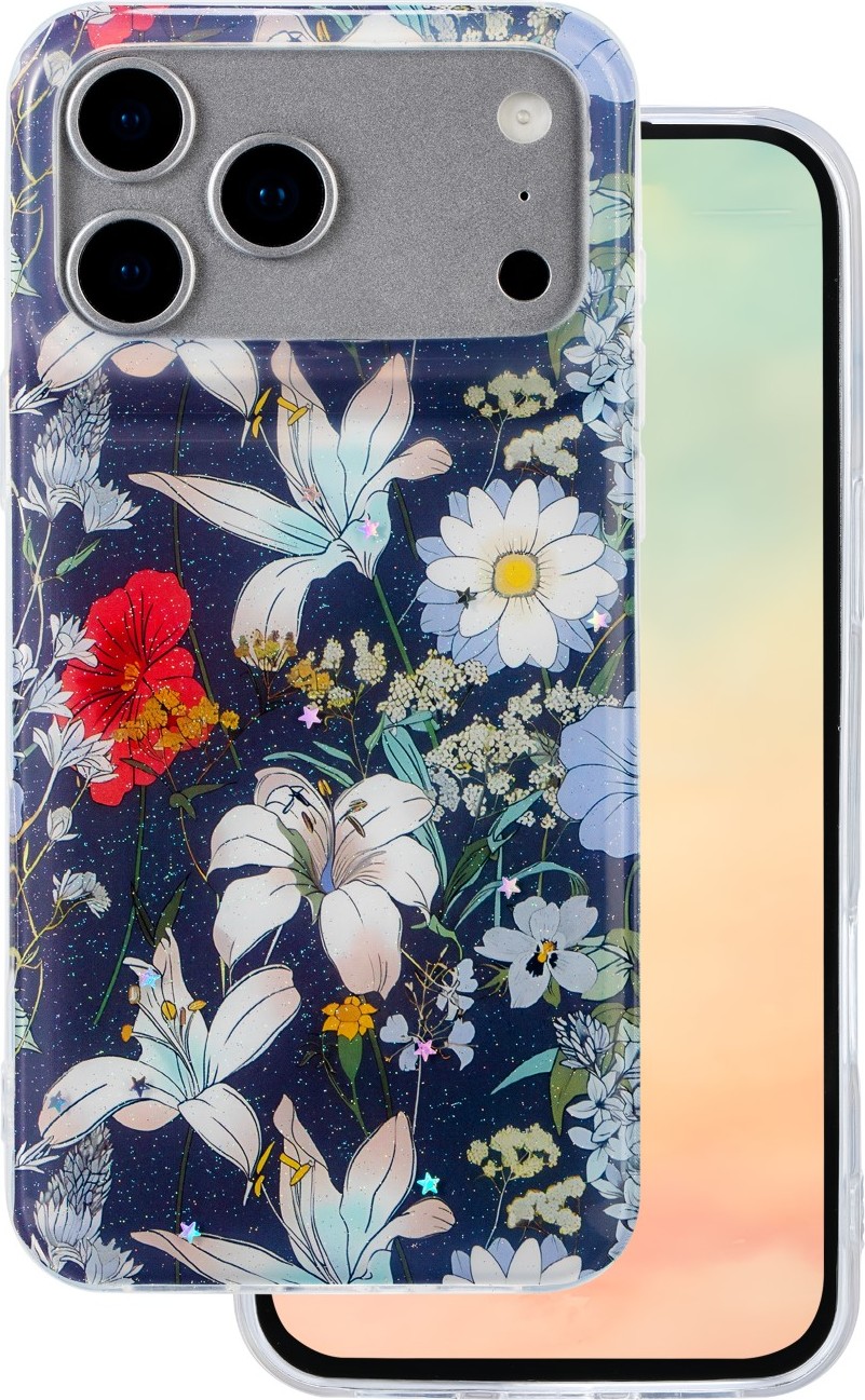 Levně TFO Glow Glam kryt pro iPhone 17 Pro 6,3" modrý