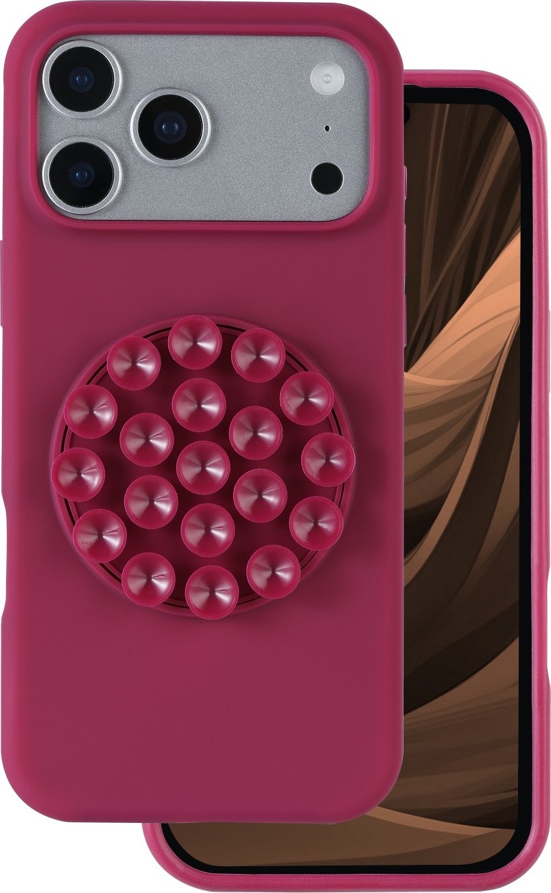 Levně TFO Silikonový kryt Stick pro iPhone 17 Pro 6,3" vínový