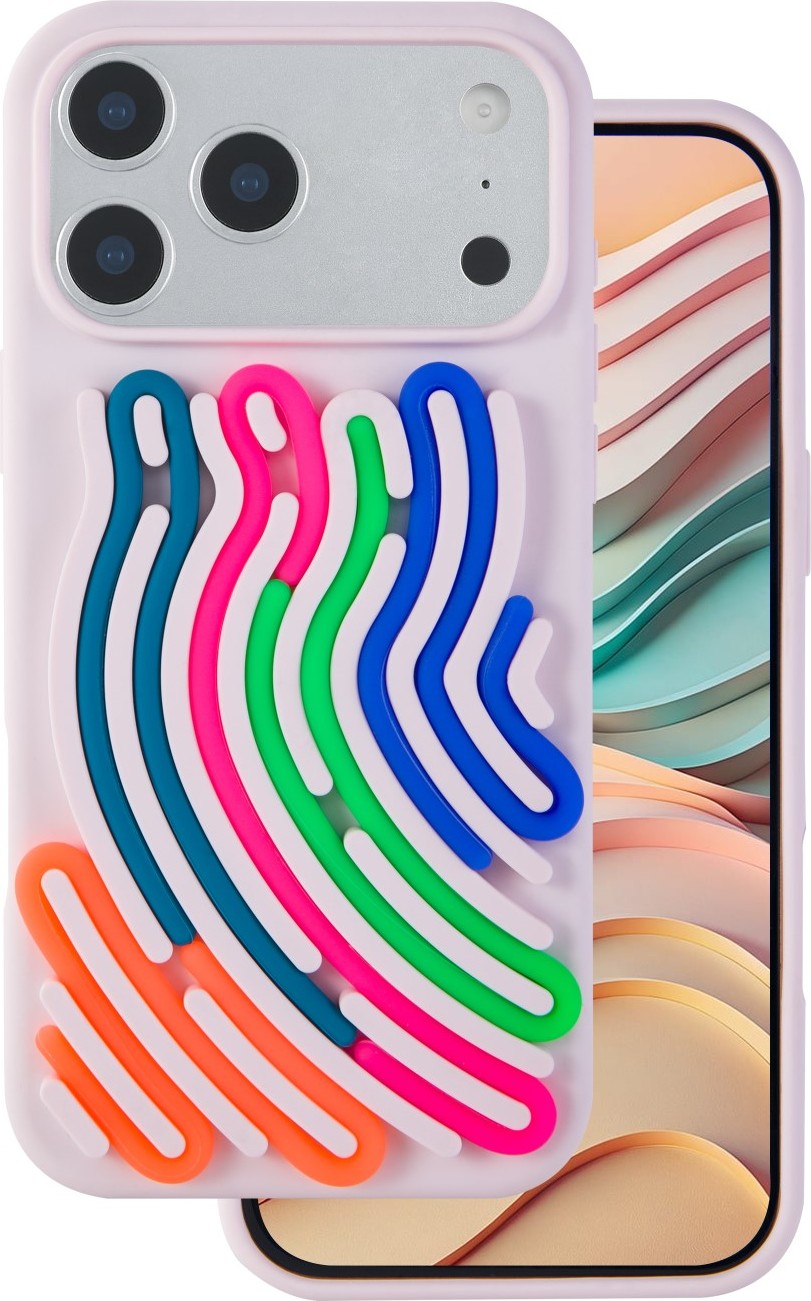 Levně TFO DIY Snake kryt pro iPhone 17 Pro 6,3" růžový