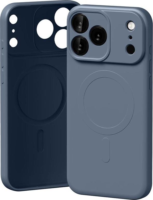 Levně Mercury Semi-Silicone MagSafe kryt pro iPhone 17 Pro Max, Sierra Blue