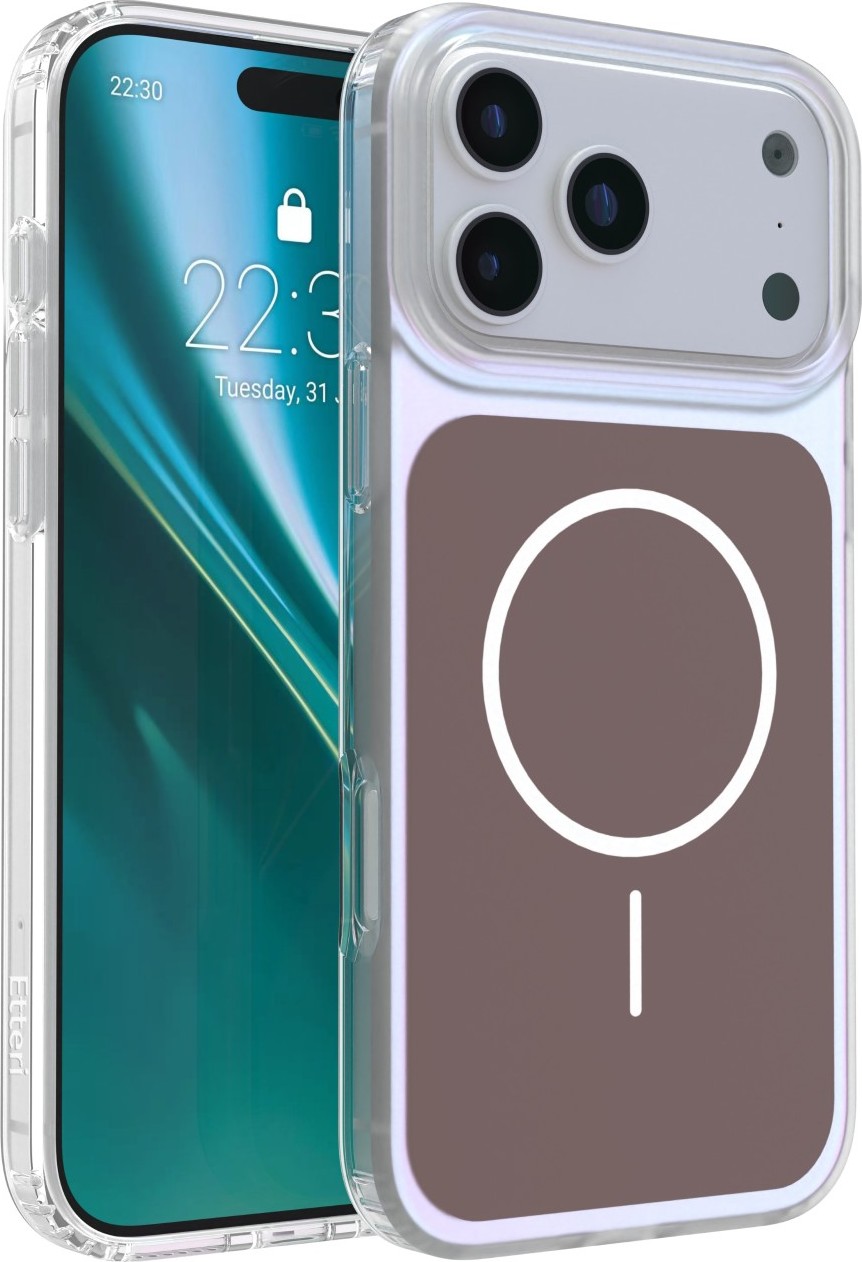 Levně Etteri Hidden Pearl kryt pro iPhone 17 Pro Max 6,9" hnědý