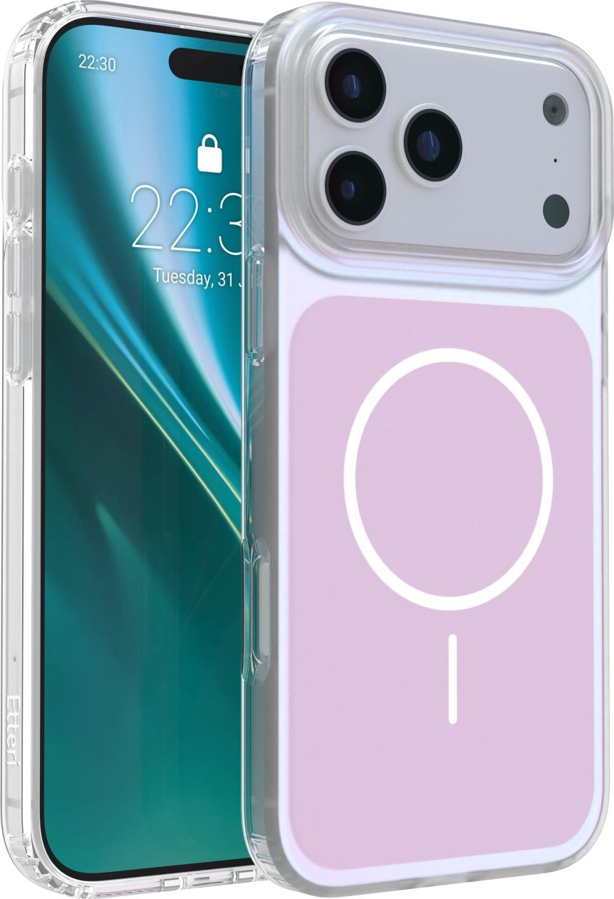 Levně Etteri Hidden Pearl kryt pro iPhone 17 Pro Max 6,9" růžový